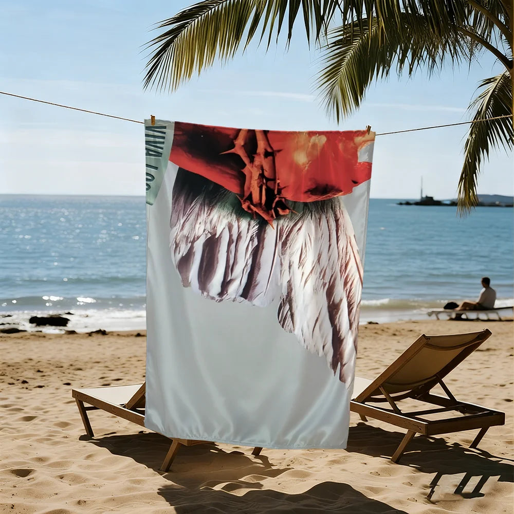 Böhse Onkelz Rock Band Quick-Dry Beach Towel | Gym & Travel Quick-Dry Beach Towel Peaceful Pleasures Health and Wellness