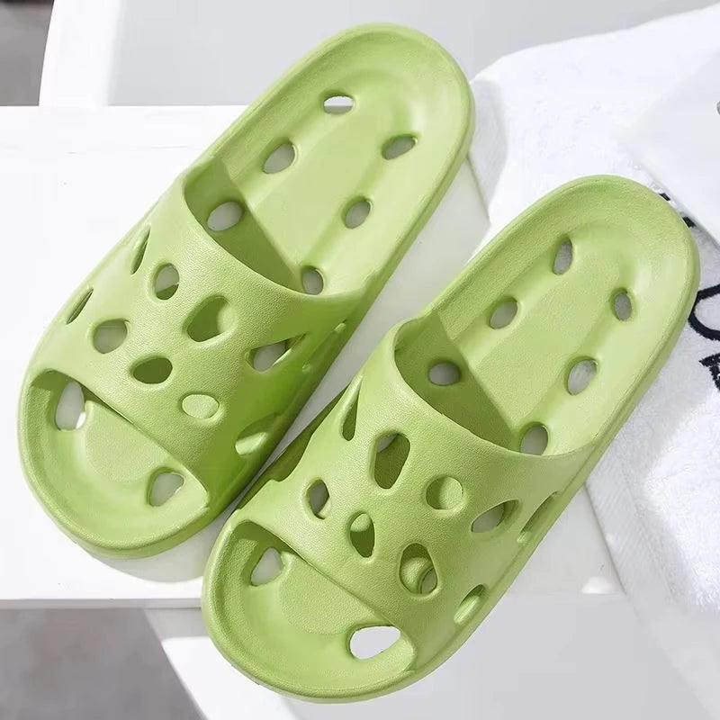 Women's Non-Slip Shower Slides | EVA Quick-Dry Bath Slippers