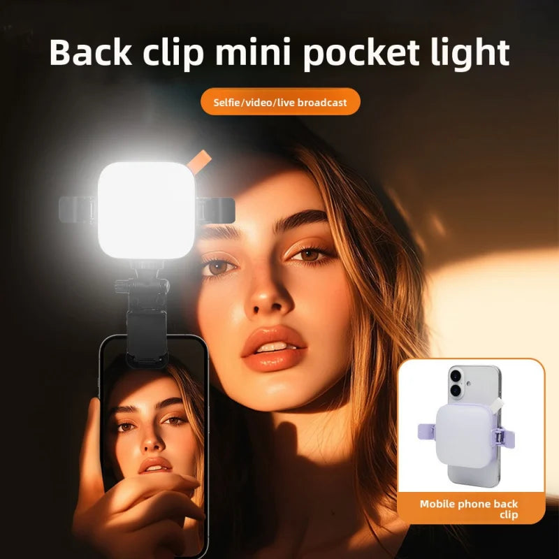 SHINEKNOT Mini LED Selfie Fill Light | Rechargeable Pocket Lamp