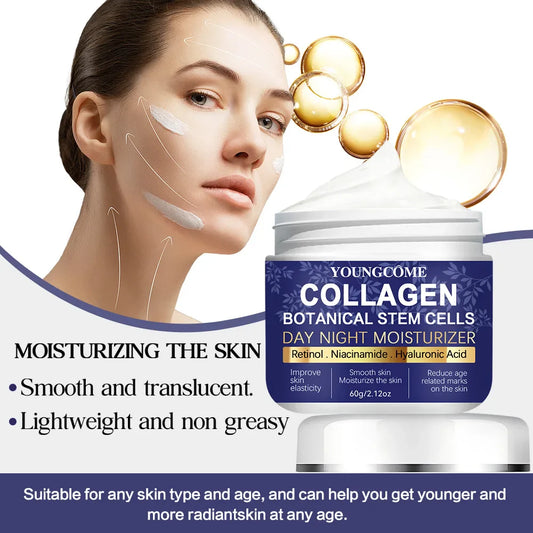 Collagen Face Cream with Retinol, Niacinamide & Airless Pump Face Moisturizer Cream Oasis Select