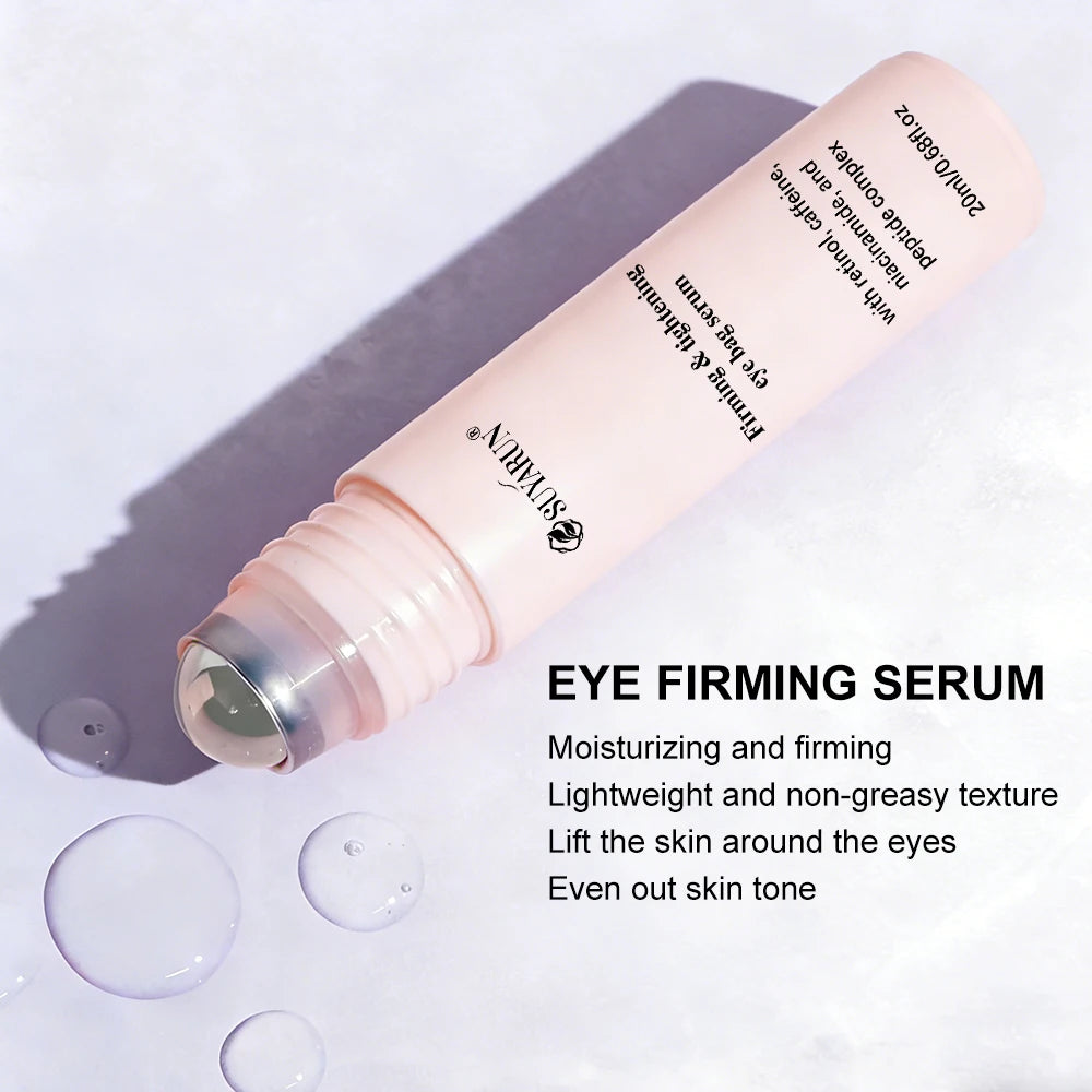 SUYARUN Eye Roller Essence 24-Hour Hydration & Moisture Lock With Collagen, Caffeine + Botanical Extracts Firms Sagging Eye Bags Peaceful Pleasures Health and Wellness