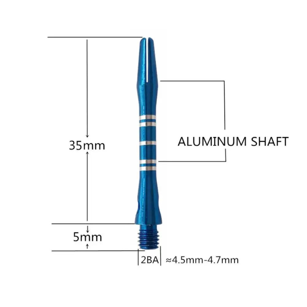 3 Pcs Aluminum Alloy Darts Rods for Precise Performance Peaceful Pleasures Health and Wellness