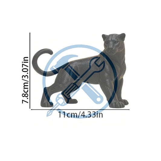 3D Printed Black Panther Statue | Desktop & Dashboard Décor Decorative Figurine Peaceful Pleasures Health and Wellness Default Title