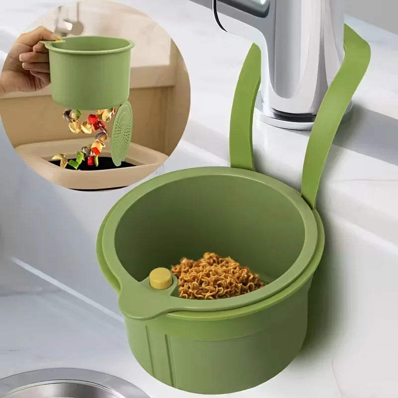 Multi-Functional Food Strainer Sink Organizer for Kitchen & Bathroom Use - Efficient Drainage And Storage Solution Peaceful Pleasures Health and Wellness