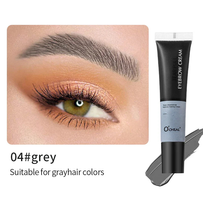 Tear-Off Eyebrow Dye Cream – Waterproof & Natural Look