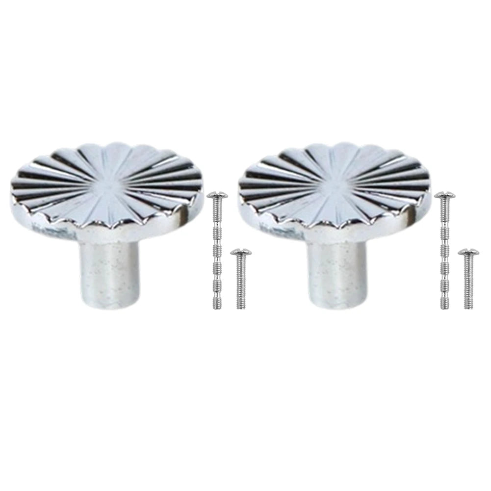 Retro Cabinet Door Handles Zinc Alloy Drawer Knobs Screws Window