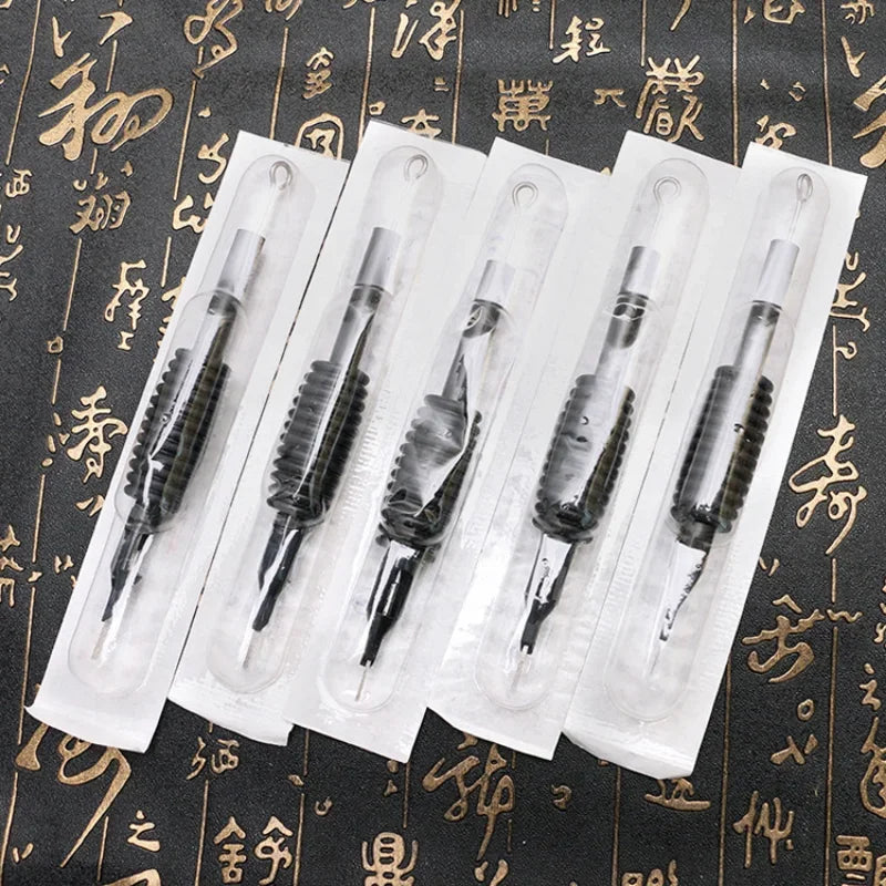Disposable Sterile Tattoo Needles & Grip Tips – RL RS RM Sets Tattoo Needle Supplies Peaceful Pleasures Health and Wellness