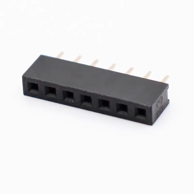 10PCS 2.0mm Female Single Row Pin Header 2/3/4/5/6/7/8/9/10/11/12/13/14/15/16/20/40P 2.0 Stright Pin Strip PCB Connector Peaceful Pleasures Health and Wellness