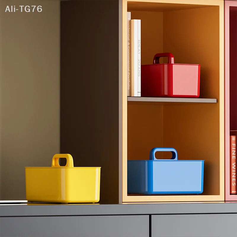 Large-Capacity Multifunctional Desktop Storage Box Organizer