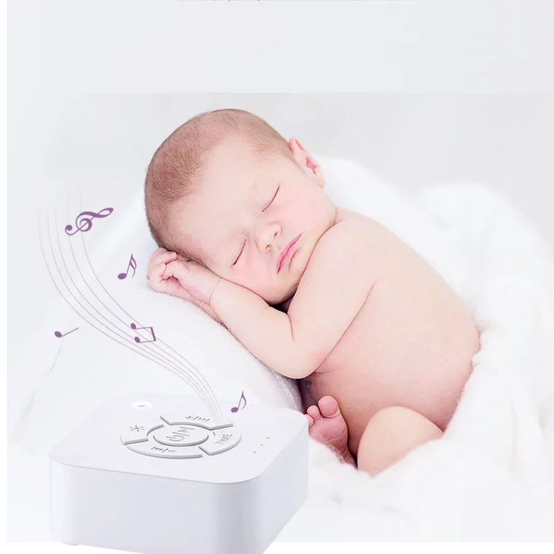 White Noise Machine USB Rechargeable | 9 Sounds, Timer, Sleep Aid
