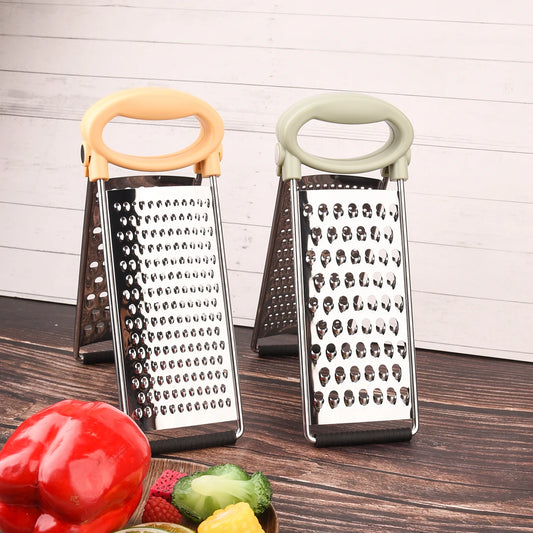 2-in-1 Stainless Steel Box Grater & Vegetable Shredder Box Grater Peaceful Pleasures Health and Wellness