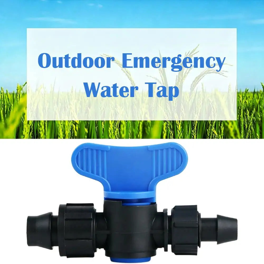 PE Pipe Bypass Valve Plastic Switch Valve for Micro Spray Drip Irrigation System Water Pipe Connector Drip Irrigation System Peaceful Pleasures Health and Wellness
