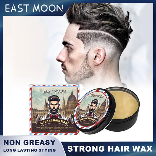 East Moon Strong Hair Wax – Edge Control & Long-Lasting Hold Hair Wax & Pomade Peaceful Pleasures Health and Wellness