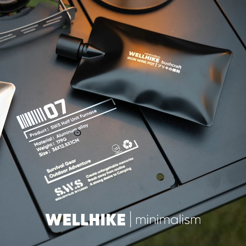 6oz Stainless Steel Flat Flask – Portable Camping Flask Portable Flat Flask Peaceful Pleasures Health and Wellness