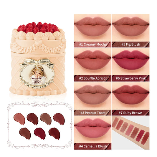 Velvet Matte Lip Mud Cream – Waterproof Long-Lasting Lipstick Matte Lip Cream Peaceful Pleasures Health and Wellness