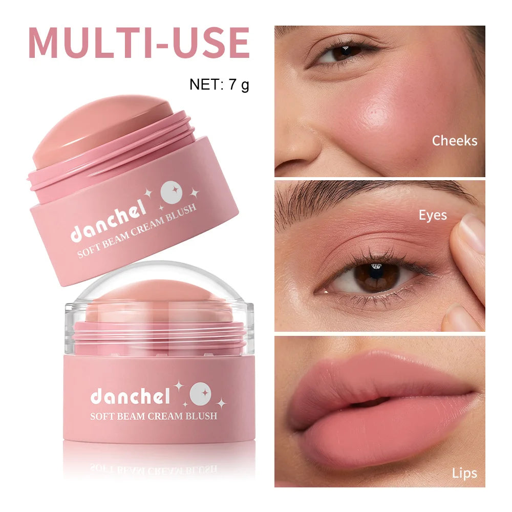 Soft Blush Balm Stick Waterproof Long Lasting Hydrating Lightweight Blendable Cream Blush Stick For Cheeks Face Cosmetics Peaceful Pleasures Health and Wellness