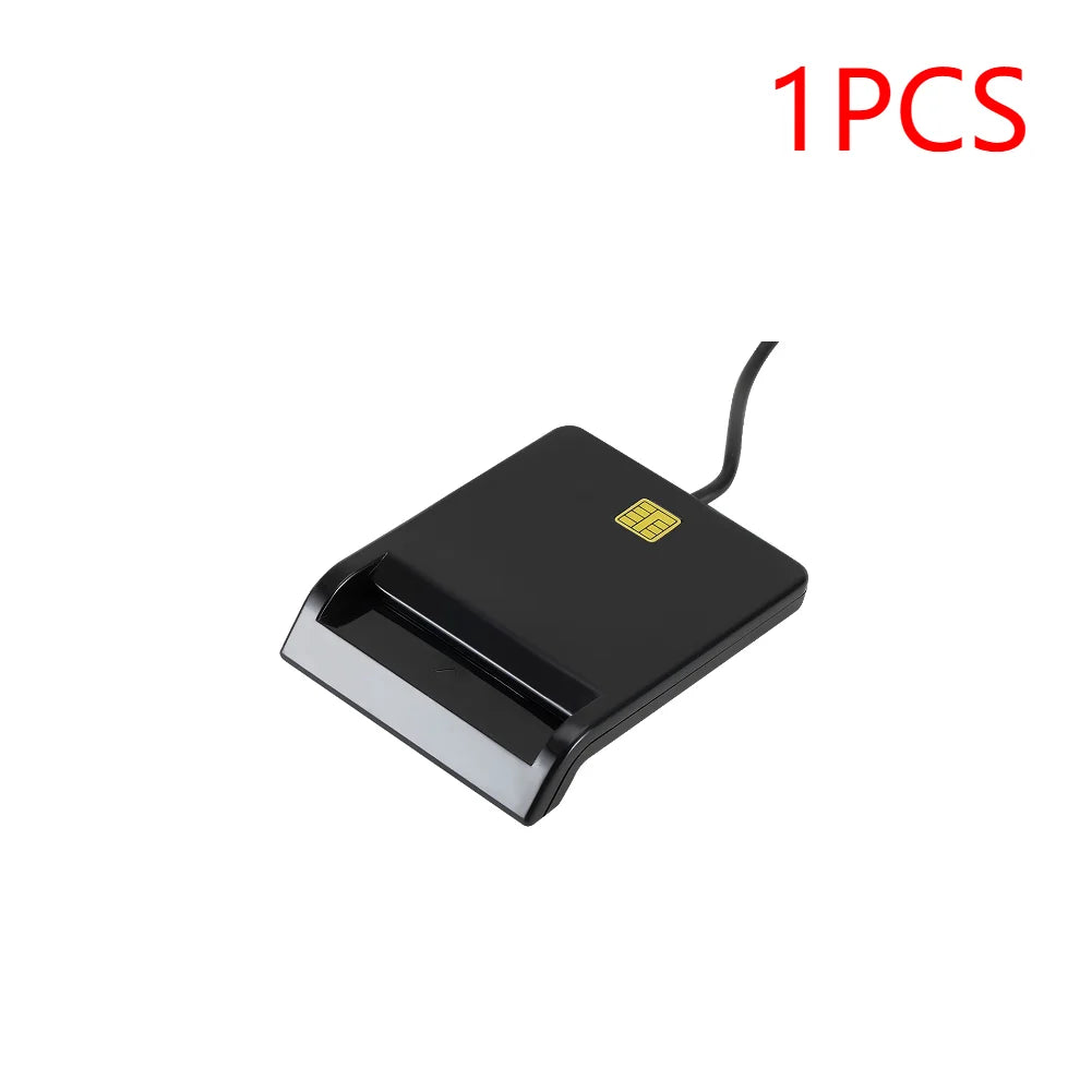 Stable Operation USB Smart Card Reader Reliable Simplicity for DNIE ATM CAC IC ID SIM Card Cloner Connector Windows Peaceful Pleasures Health and Wellness 1PCS