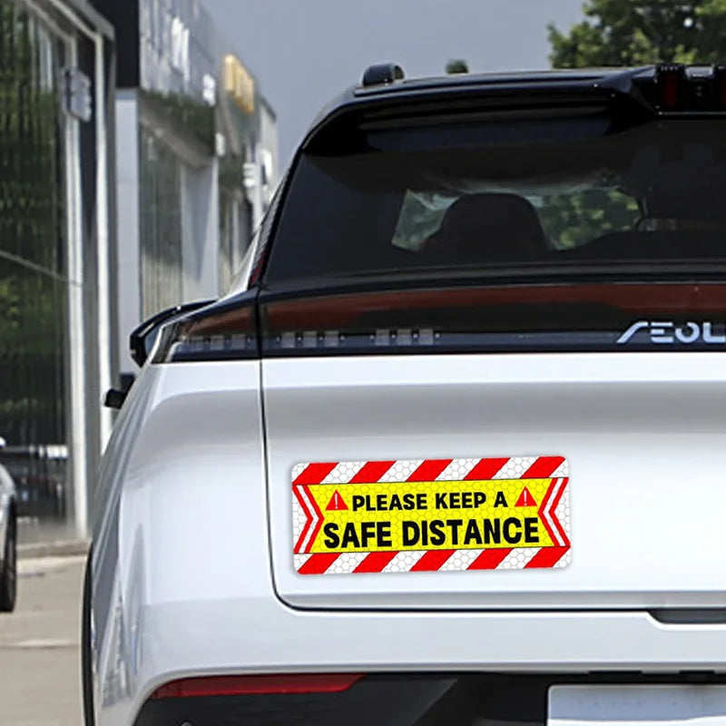 Reflective Student Driver Bumper Sticker – Waterproof Warning