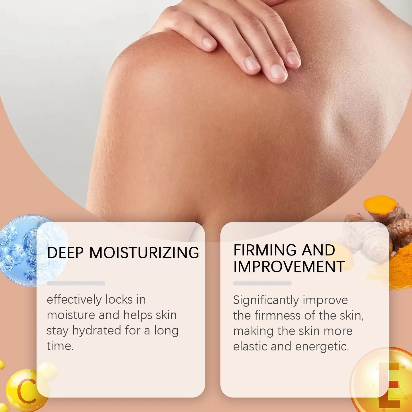 Body Lotion Moisturizing Anti Drying Lightening Melanin Elbows Knees Nourishing Exfoliating Improve Dull Vitamin C Body Cream Peaceful Pleasures Health and Wellness