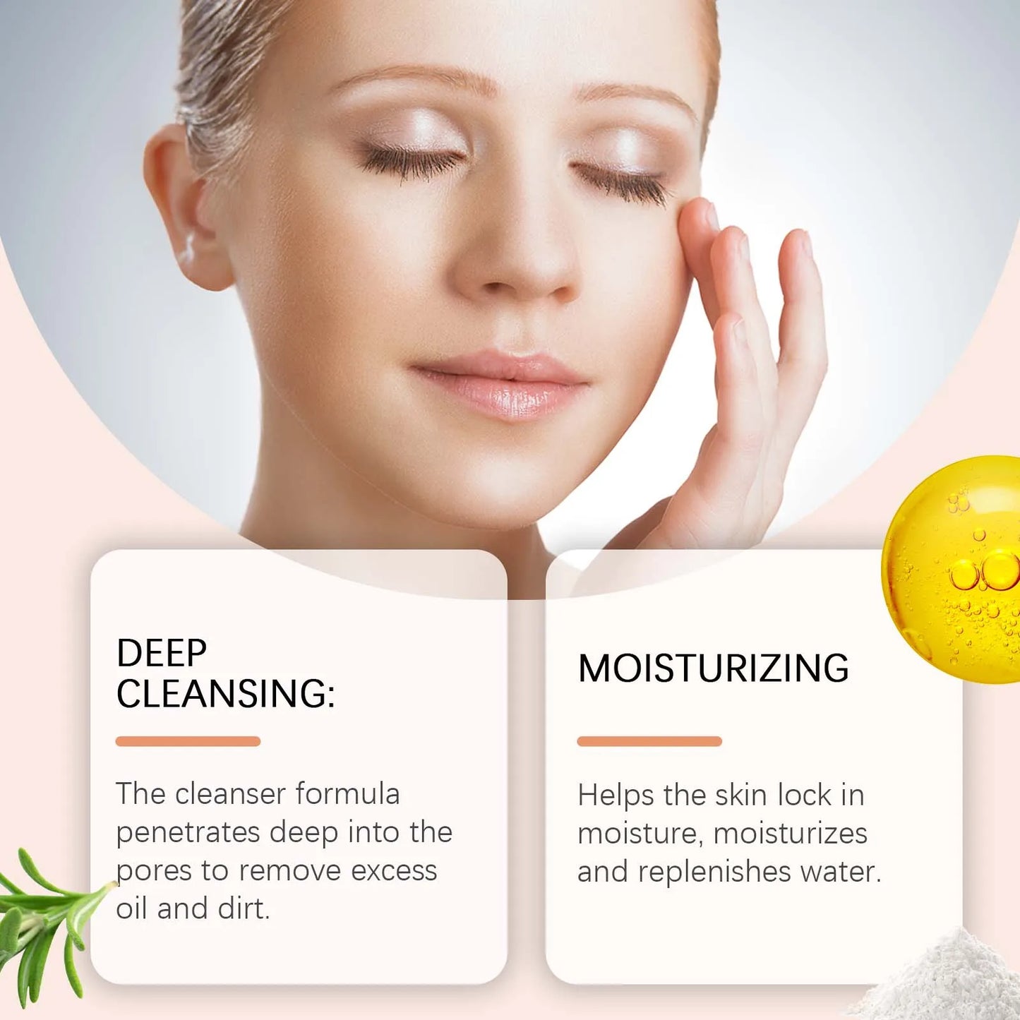 Pore Cleansing Face Wash – Kaolin, Oil Control & Brightening