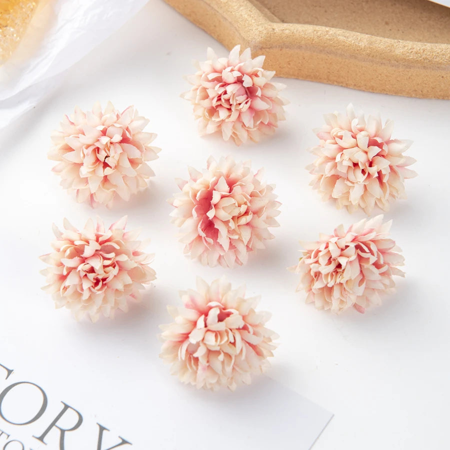 50/100 Silk Carnation Flower Heads – Wedding & DIY Décor