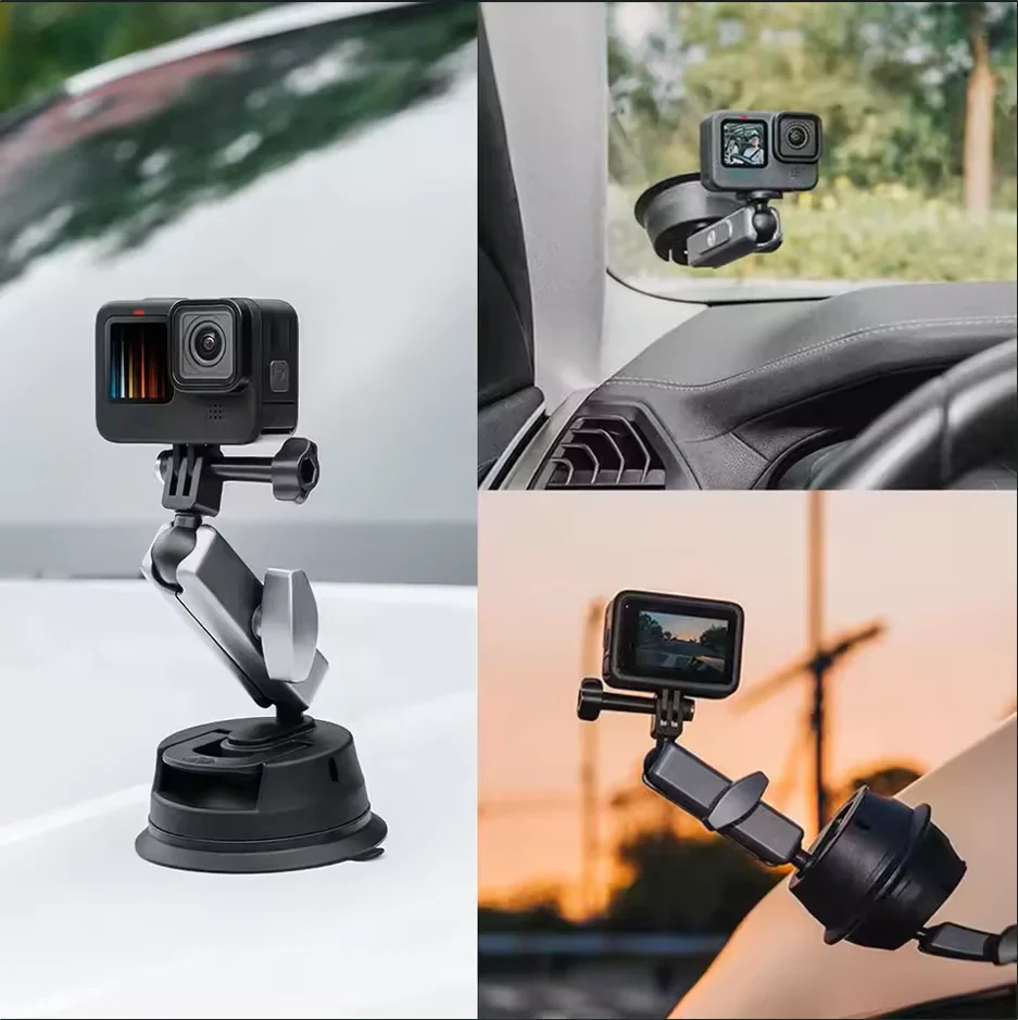 Suction Cup Car Mount for DJI Osmo, GoPro & Insta360