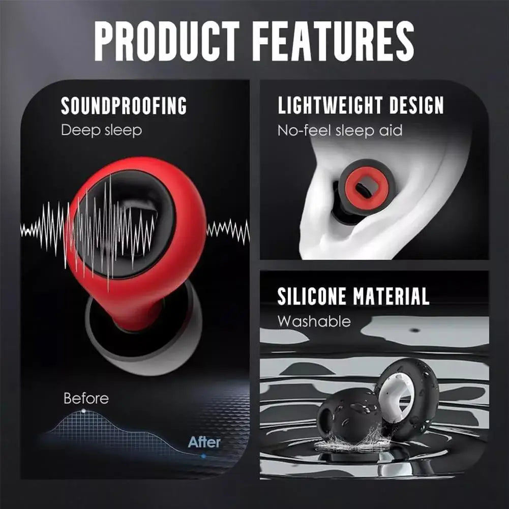 Silicone Motorcycle Earplugs – Noise Reduction for Riding & Sleep