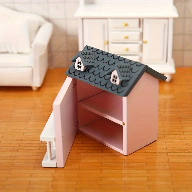 Mini Dollhouse Furniture Set – Cute PVC Villa Accessories