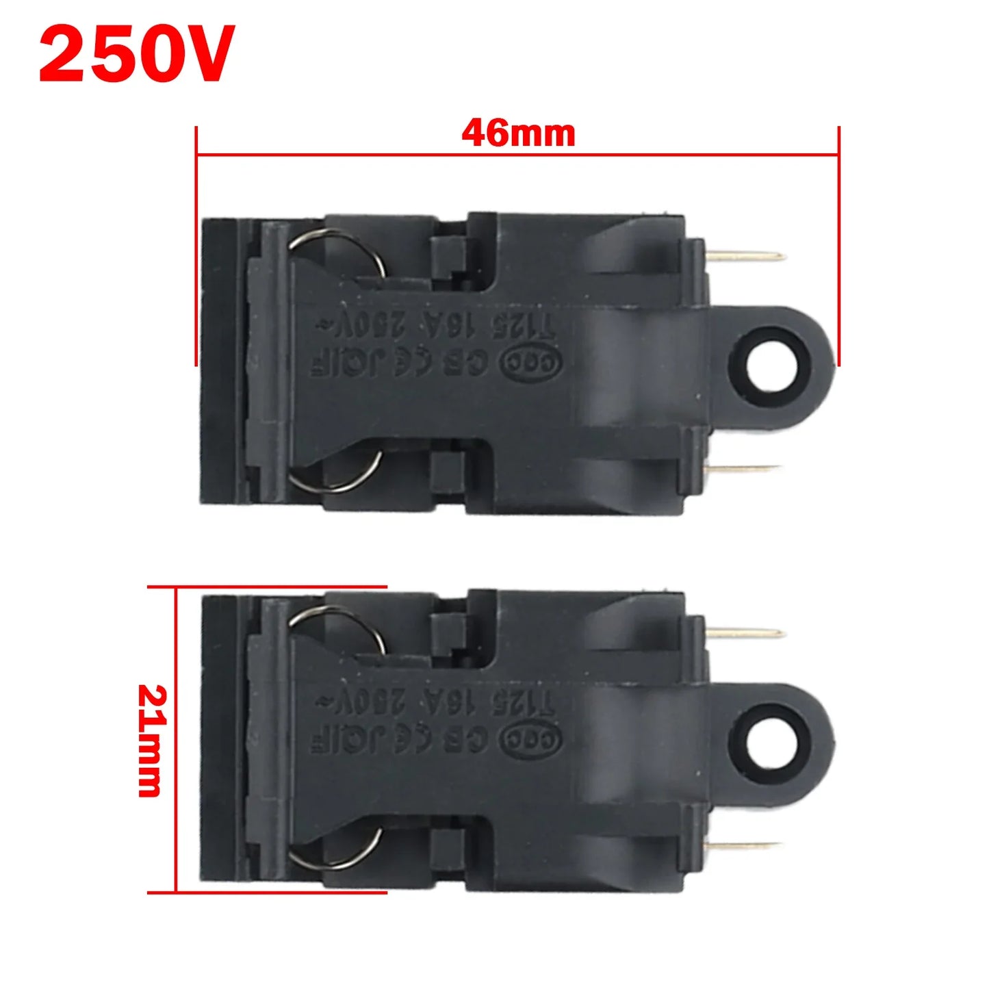 10-Pack Kettle Thermostat Switch XE-3 JB-01E 16A 250V Replacement