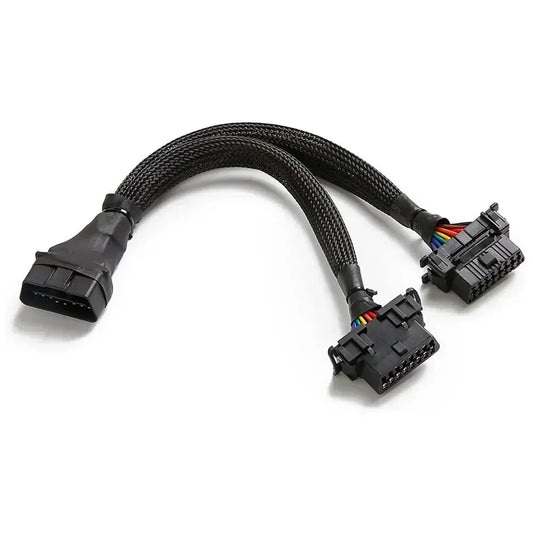 OBD2 Splitter 16 Pin OBD II Splitter Extension 1x Male and 2X Female Extension 30cm Car Code Readers OBD Adapter Cable Peaceful Pleasures Health and Wellness Default Title