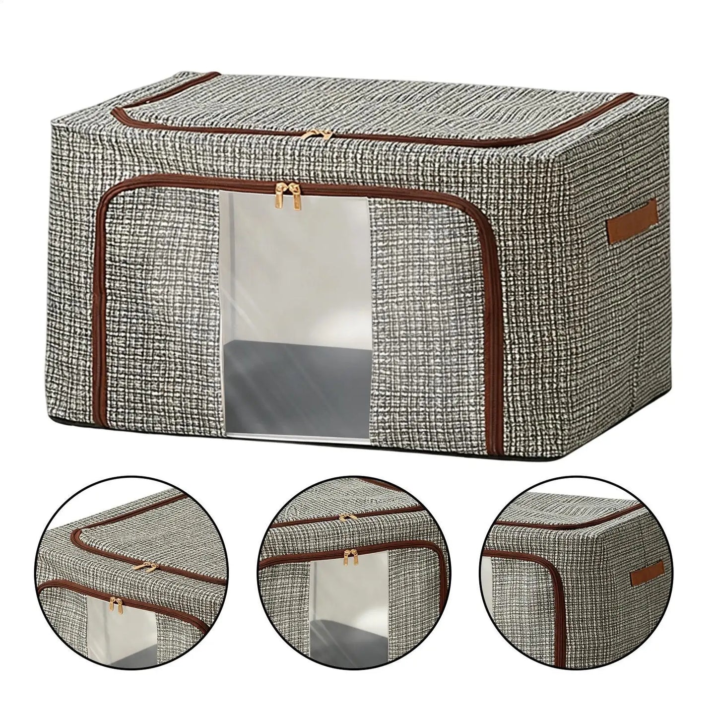 Foldable Clothes Storage Bags 24L/66L – Closet & Blanket Organizer