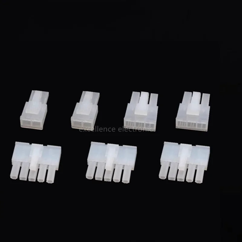 5sets 5557/5559 4.2mm Pitch Single Row Connector Male Female Housing Terminal 2P-6PIN for PC/computer Graphics Card PCI-E Power Peaceful Pleasures Health and Wellness
