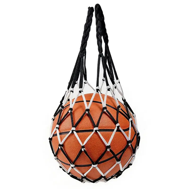 Nylon Mesh Ball Net Bag – Soccer, Basketball & Volleyball