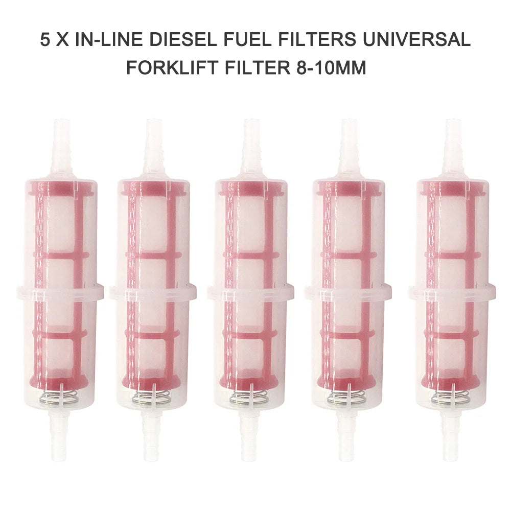 5-Pack Inline Fuel Filters 3/8" 10mm Honda OEM 16900-MG8-003