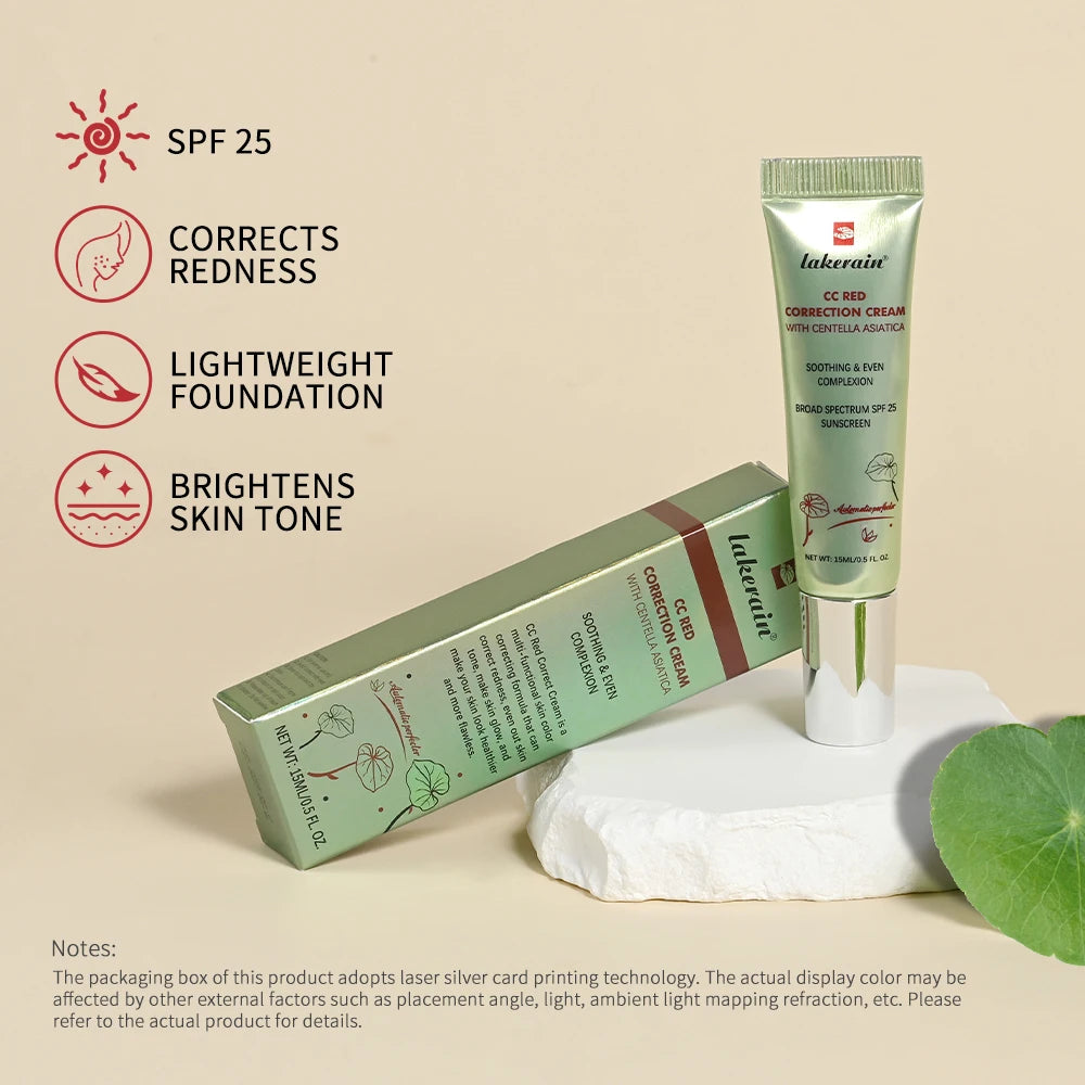 CC Cream Color Changing Liquid Foundation Centella Korean High Coverage Foundation Foundation Cream for Face Base Makeup Peaceful Pleasures Health and Wellness