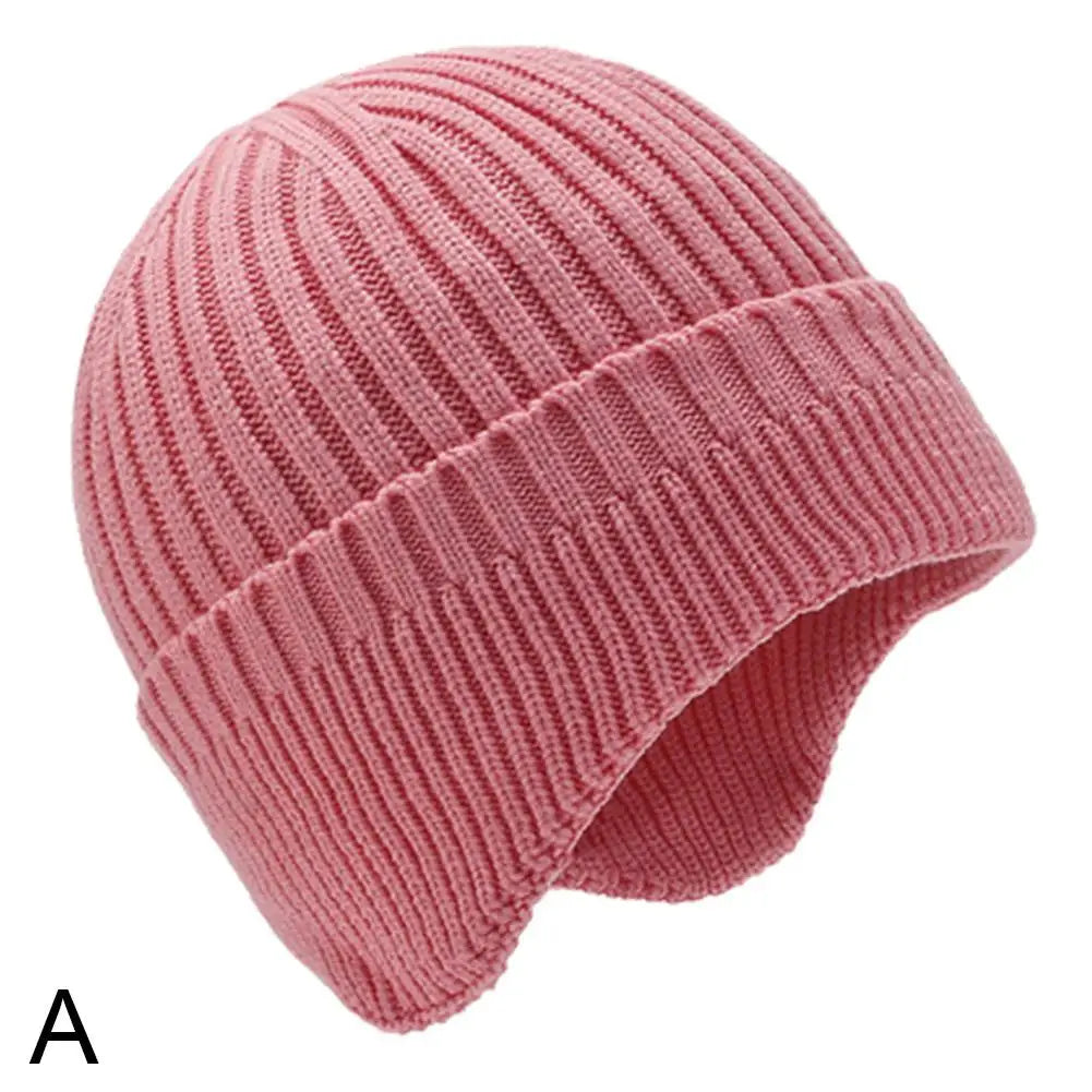 Winter Knit Beanie with Ear Protection – Unisex Cycling Hat