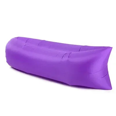 Inflatable Lounger Air Couch | Beach & Camping Chair + Bag