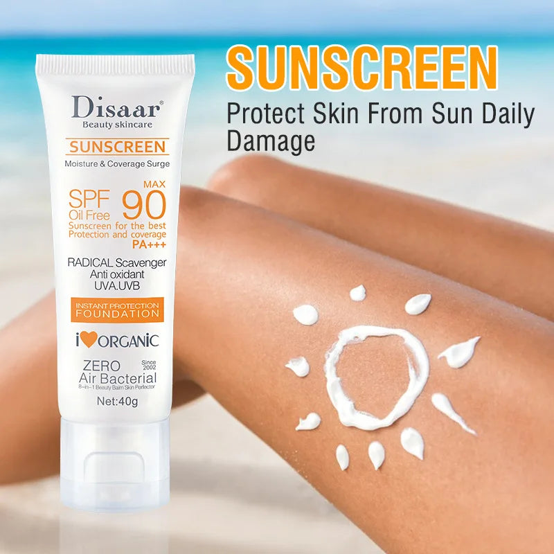 Facial Body Sunscreen Waterproof SPF 90+UV Sun Cream Sunblock Skin Protective Cream Anti Sun Facial Seaside Protection Cream Peaceful Pleasures Health and Wellness