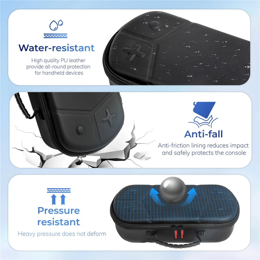 For Rog Ally X Case Portable Travel Bag For ROG Ally/Steam Deck/PS Portal Carrying Case For Switch Accessories Peaceful Pleasures Health and Wellness