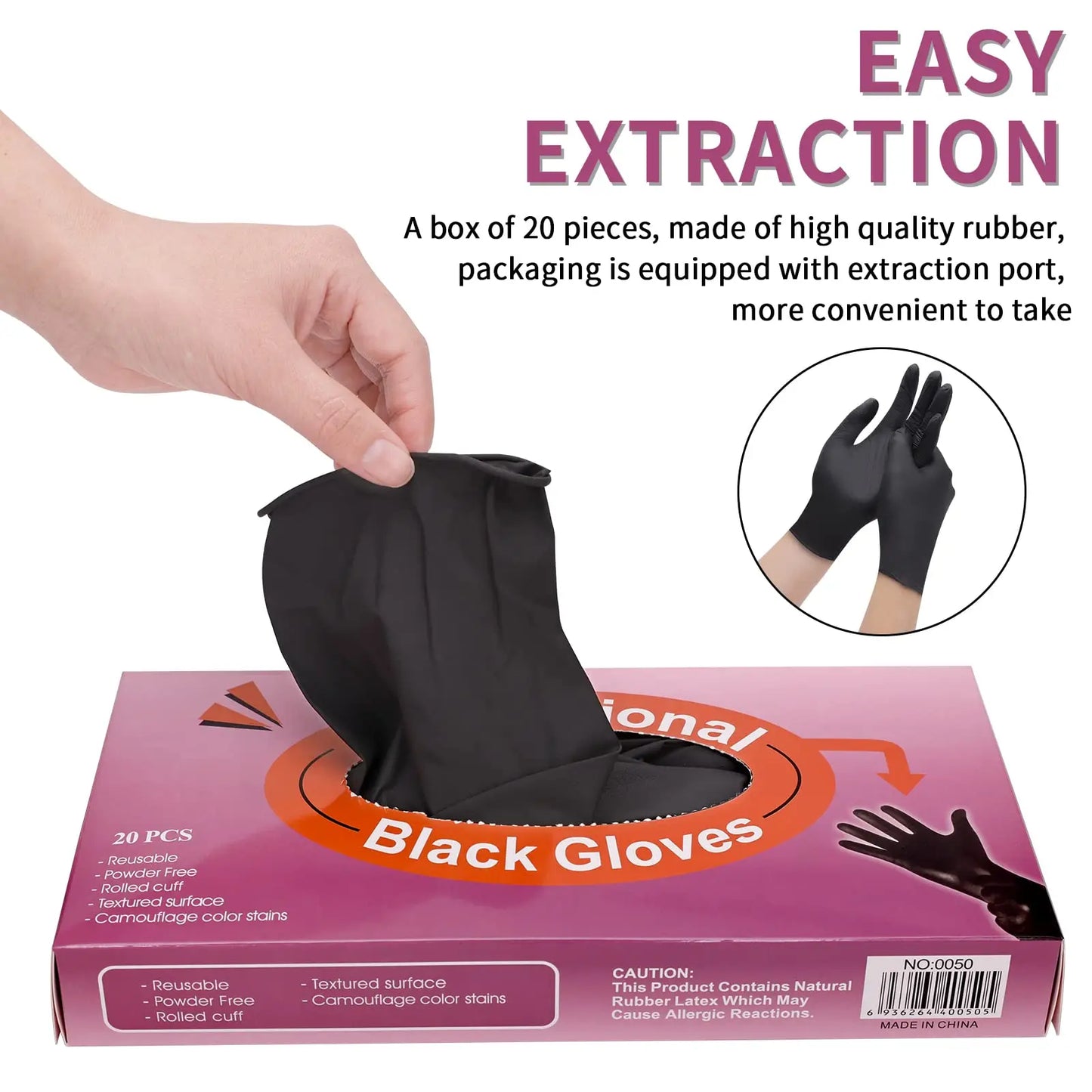 Professional Rubber Hair Dyeing Gloves Brush Set DIY Hair Styling Tool Anti skid Hair Dying Gloves Barber Hairdressing Supplies Peaceful Pleasures Health and Wellness