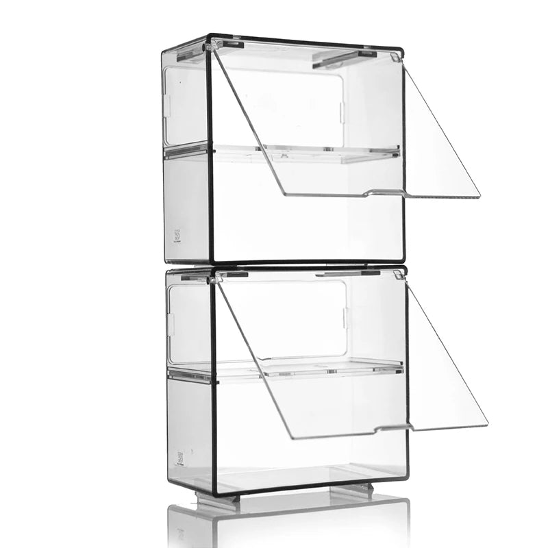 Double-Layer Transparent Car Model Display Box | Dustproof Model Display Case Peaceful Pleasures Health and Wellness 1set