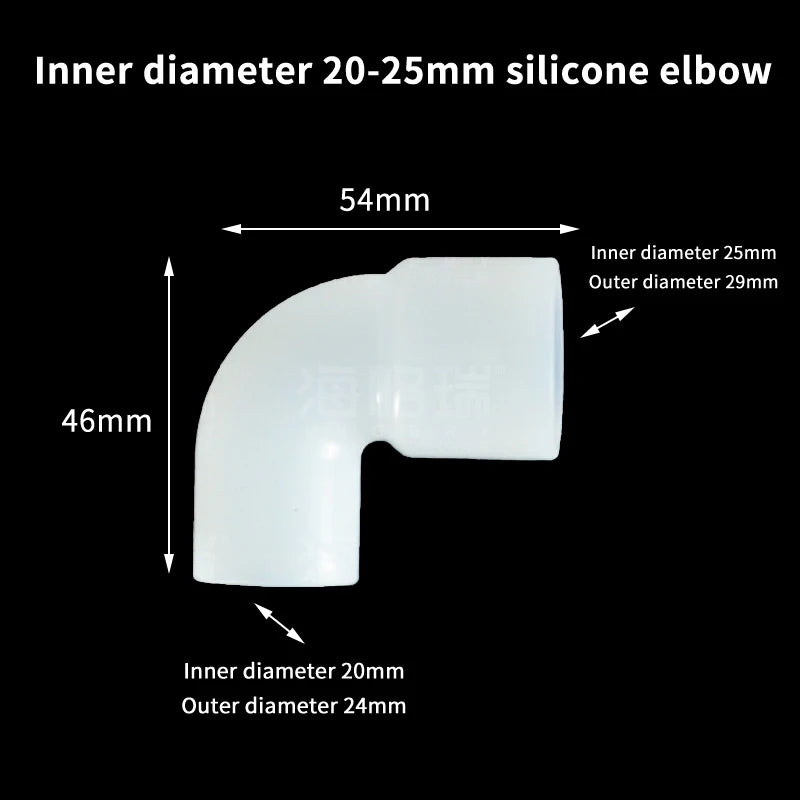 Fish Tank Garden Irrigation Silicone Elbow Soft Hard Pipe Connector Variable Diameter Elastic Right Angle Rubber Coupling Peaceful Pleasures Health and Wellness A9