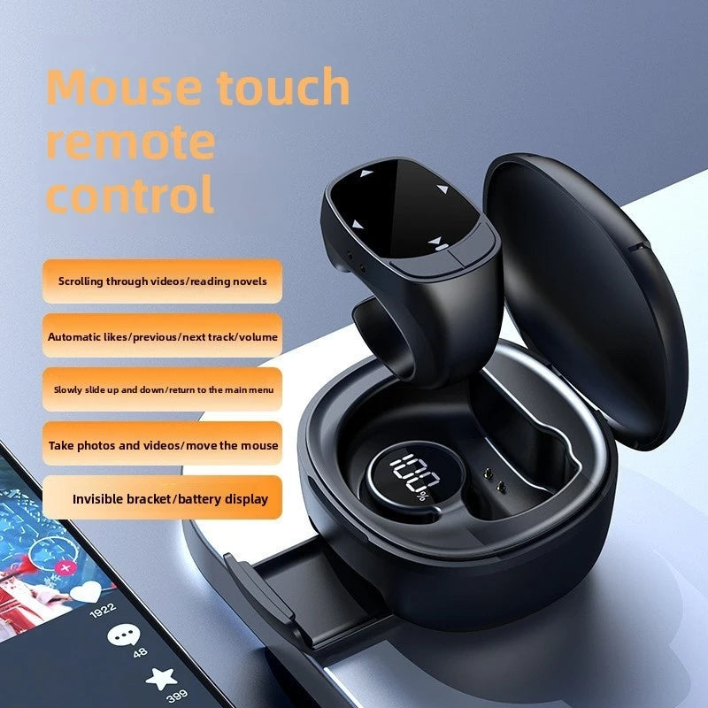 Bluetooth Ring Selfie Shutter Remote with Charging Case | iOS Android Peaceful Pleasures Health and Wellness