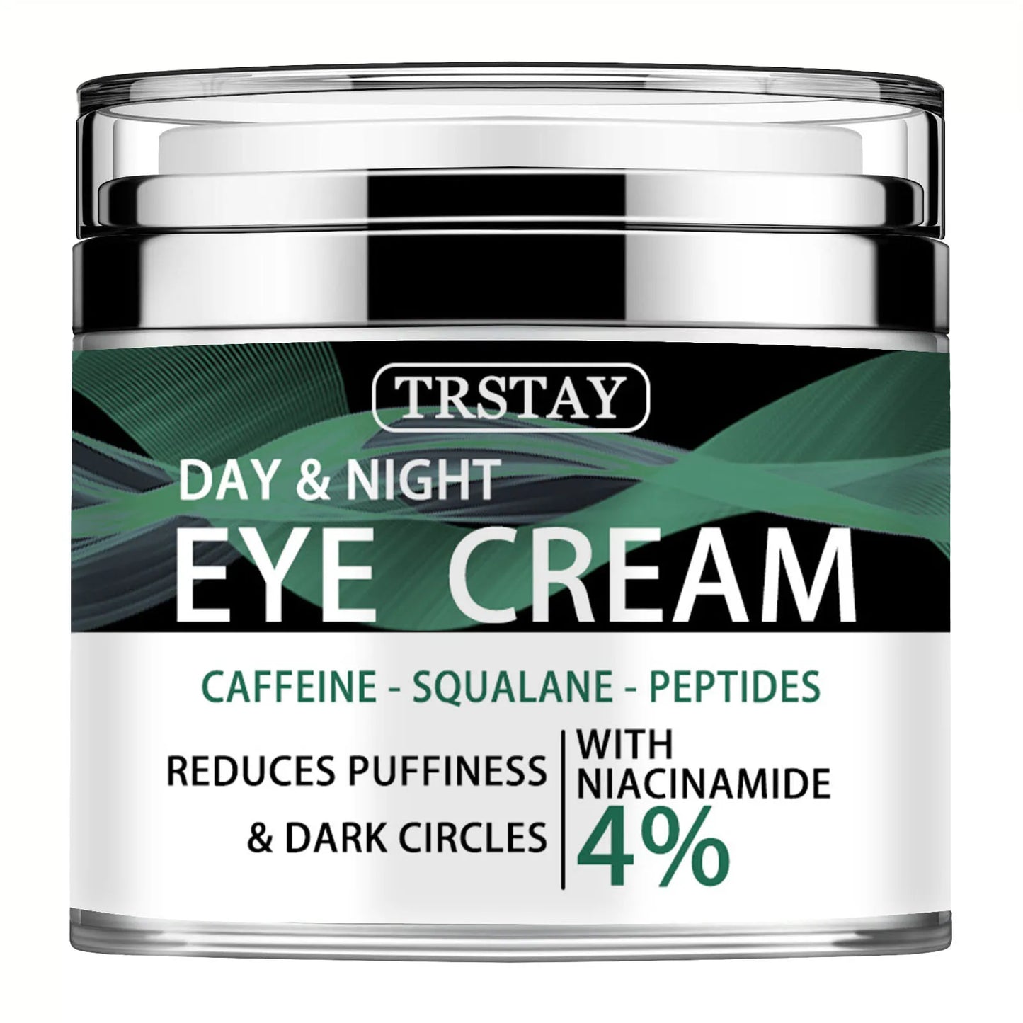 Caffeine Eye Cream for Puffiness and Bags Under Eyes Daily Anti-Wrinkle Peaceful Pleasures Health and Wellness 50G