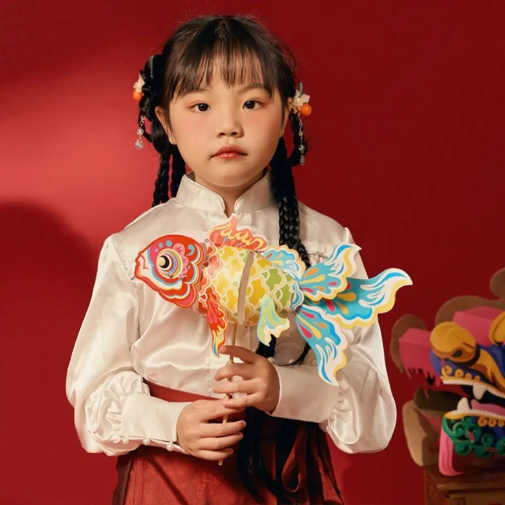 DIY Goldfish Koi Carp Paper Lantern LED Light – Hanfu Decor