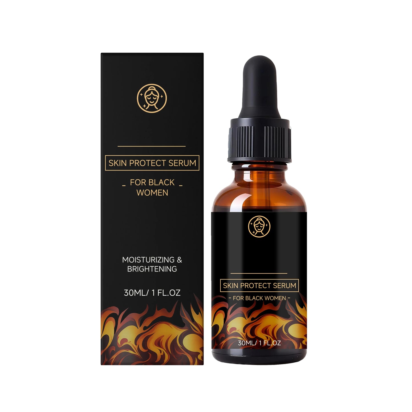 Face Serum Improve Roughness Long Lasting Hydrating Moisturizing Brightening Dark Spots Firming Refreshing Skin Facial Essence Peaceful Pleasures Health and Wellness 30ml boxed