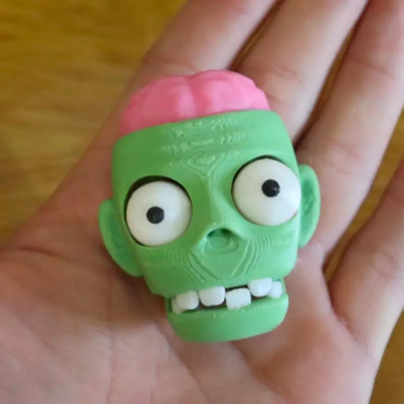 3D Printed Skull Fidget Clicker Keychain | Bag Pendant Toy