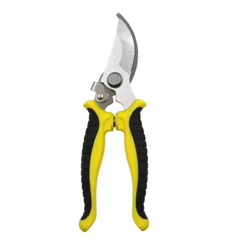 Pruner Garden Scissors Professional Sharp Bypass Pruning Shears Tree Trimmers Secateurs Hand Clippers For Garden Beak Scissors Peaceful Pleasures Health and Wellness 1pc Yellow