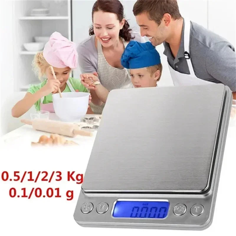Mini Precision Digital Kitchen & Jewelry Scale 3000g/0.1g Digital Precision Scale Peaceful Pleasures Health and Wellness