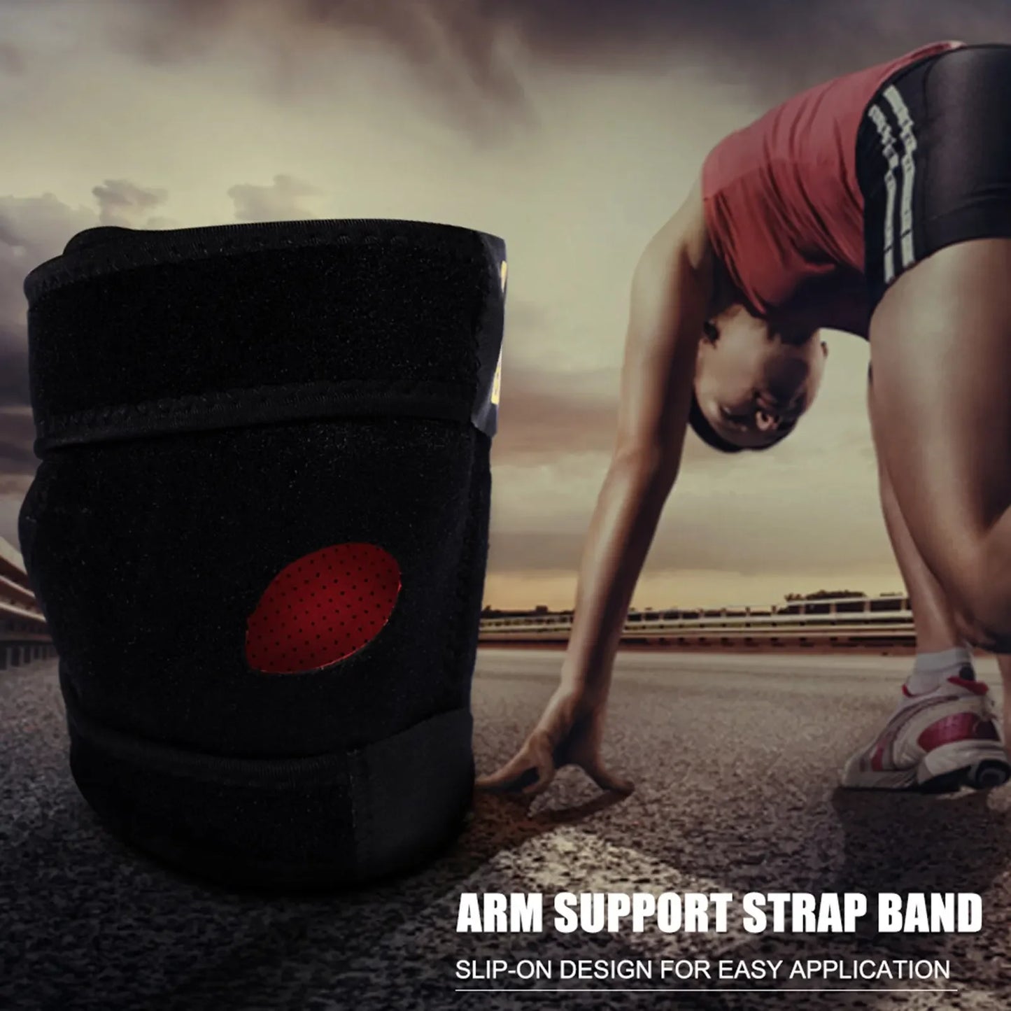 Adjustable Neoprene Tennis Golfers Elbow Brace Wrap Arm Support Strap